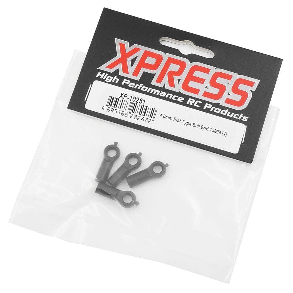 XP-10251, 4.8mm Low Profile Ball End 15mm 4pcs