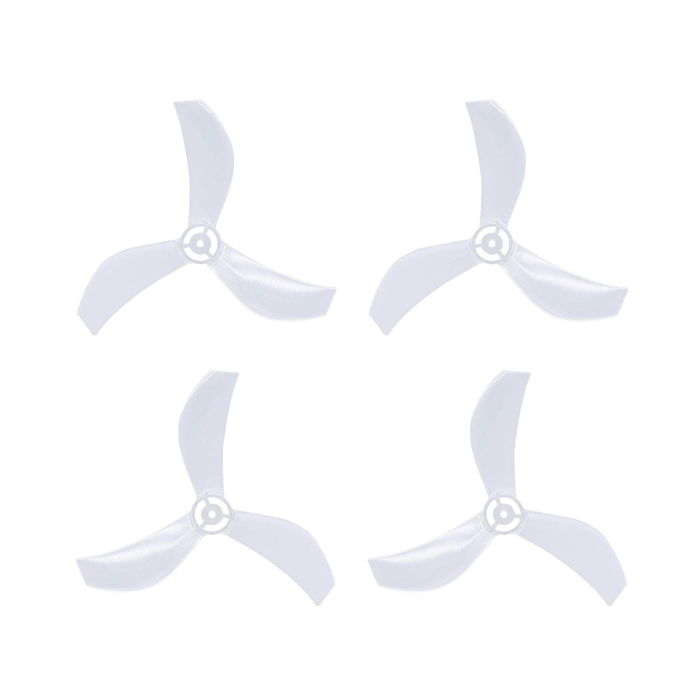 NewBeeDrone Azi (Tri-Blade) Micro Propellers 40mm - 1.0mm Shaft (Set of 4)