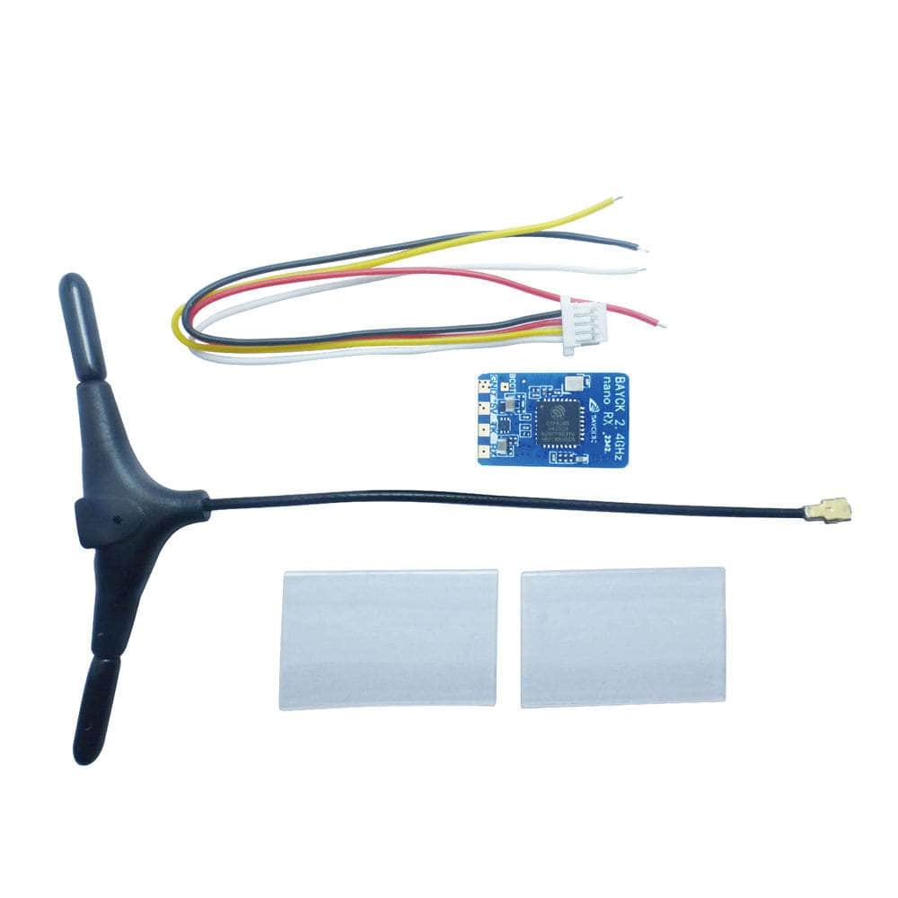 BayckRC ELRS 2.4GHz TCXO Receiver w/ Plug - T Antenna