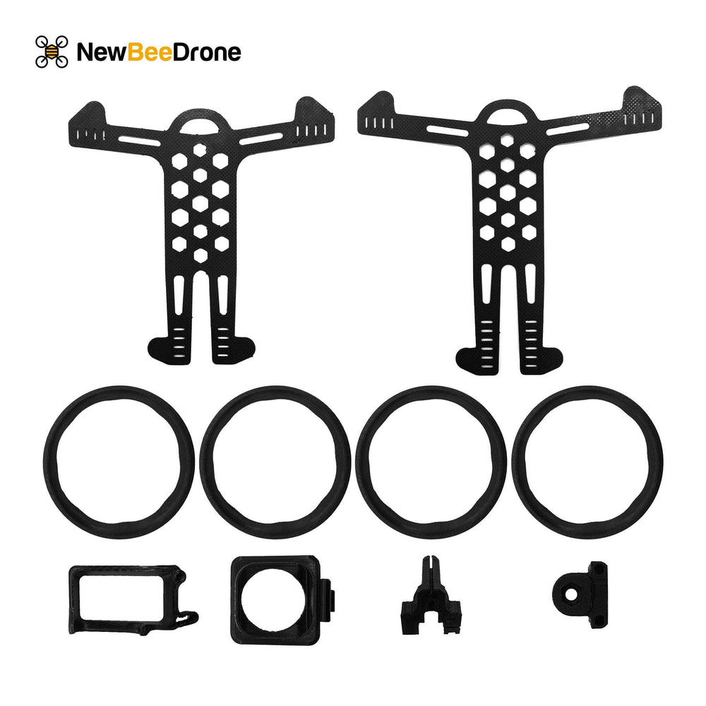 NewBeeDrone CineMah 3D Printed Accessories  - GoPro Mounts, Ducts, Etc.