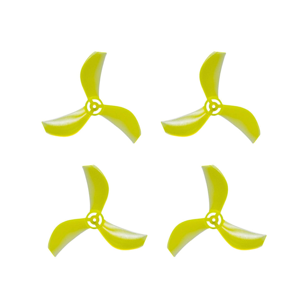 NewBeeDrone Azi (Tri Blade) Micro Propellers 31mm - 0.8mm Shaft (Set of 4)