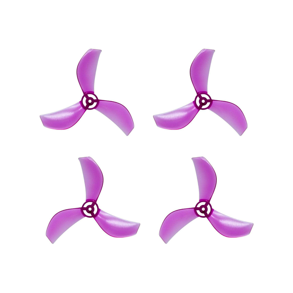 NewBeeDrone Azi (Tri Blade) Micro Propellers 31mm - 1.0mm Shaft (Set of 4)