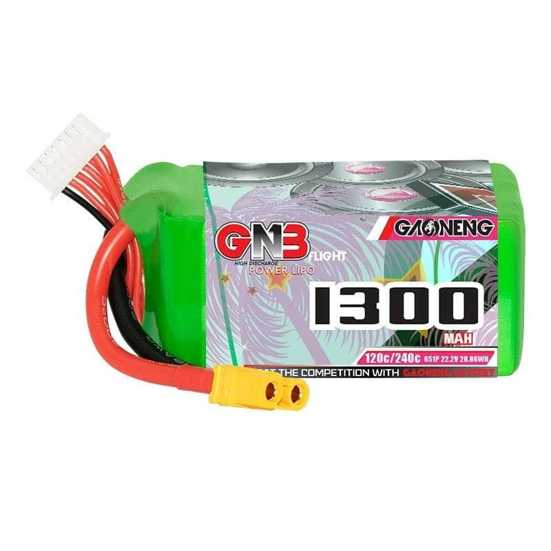 Gaoneng GNB 22.2V 6S 1300mAh 120C LiPo Battery - XT60