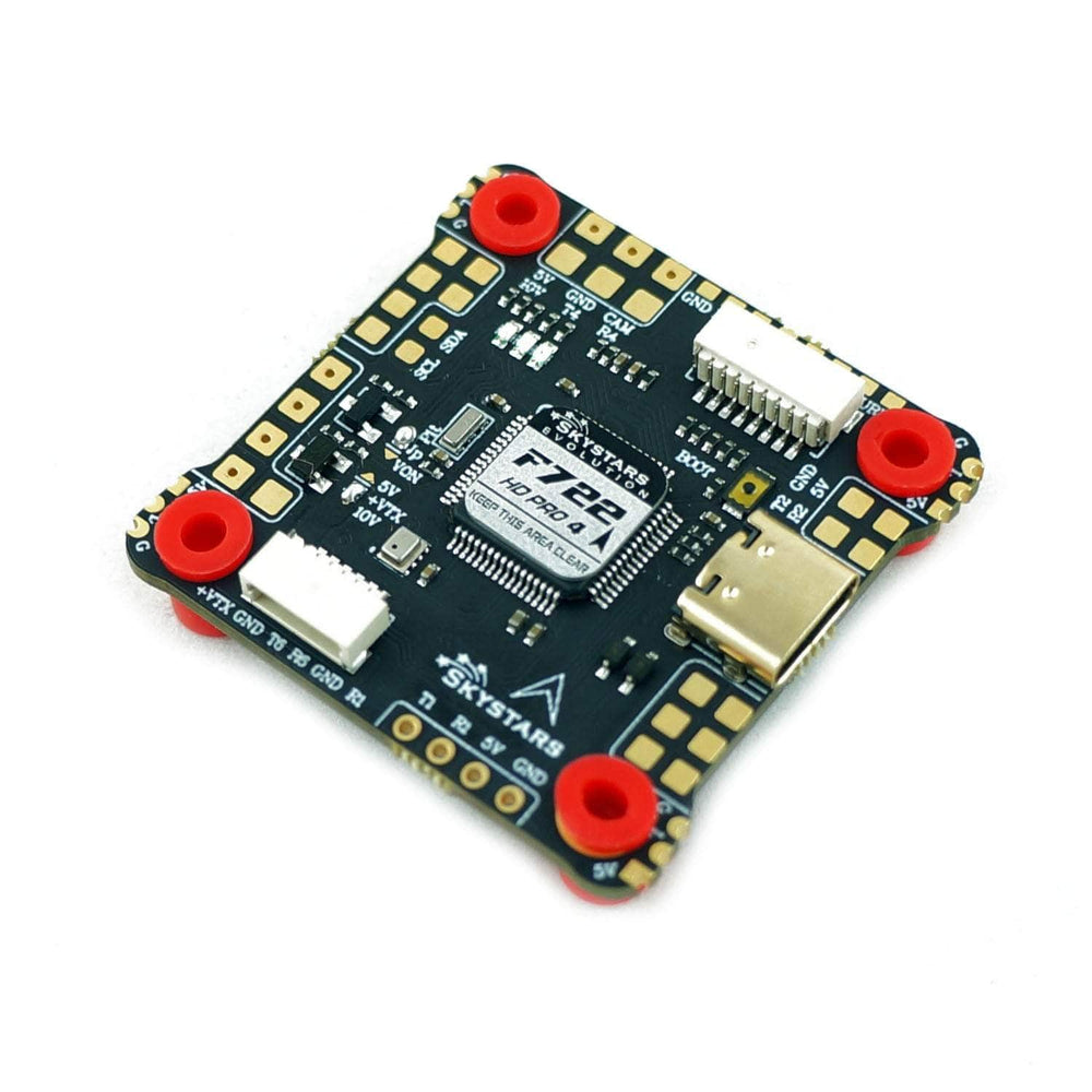 SkyStarsRC F722 HD PRO4 3-6S 30x30 Stack/Combo (F722 FC / KM60 AM-32 32Bit 60A 4in1 ESC) - MPU6000