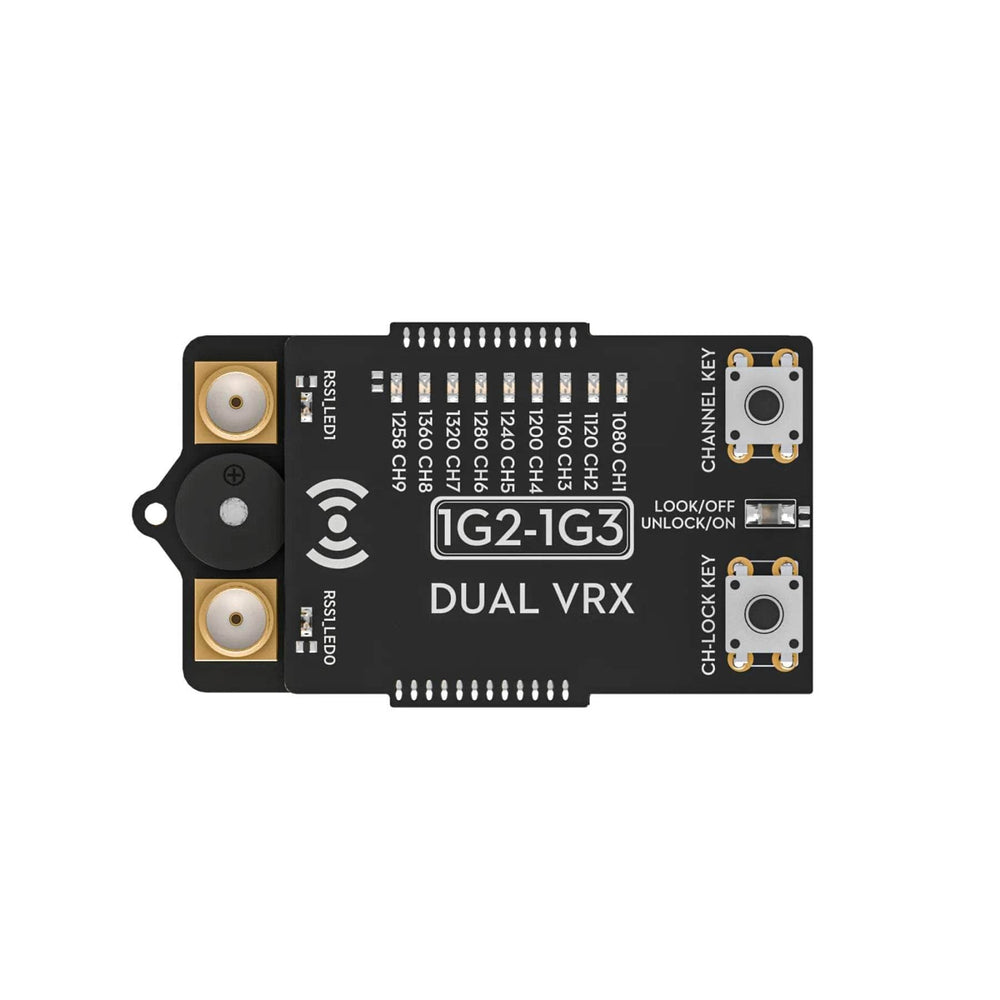 Flywoo VRX 1G2-1G3 Dual 9CH 1.2/1.3GHz Analog Goggle Receiver Module (Compatible with DJI Goggles V2)