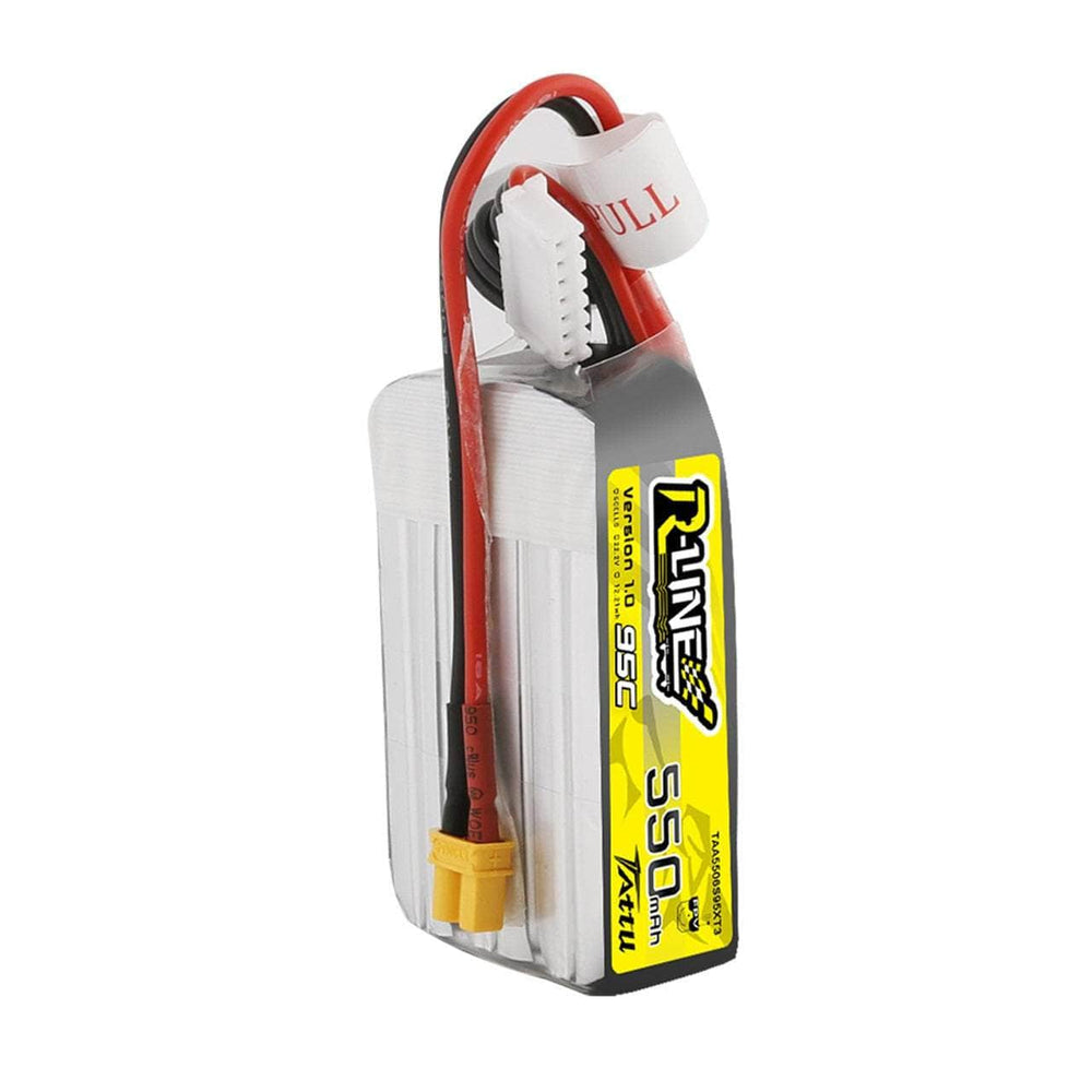 Tattu 22.2v 6S 550mAh 95C LiPo Micro Battery - XT30