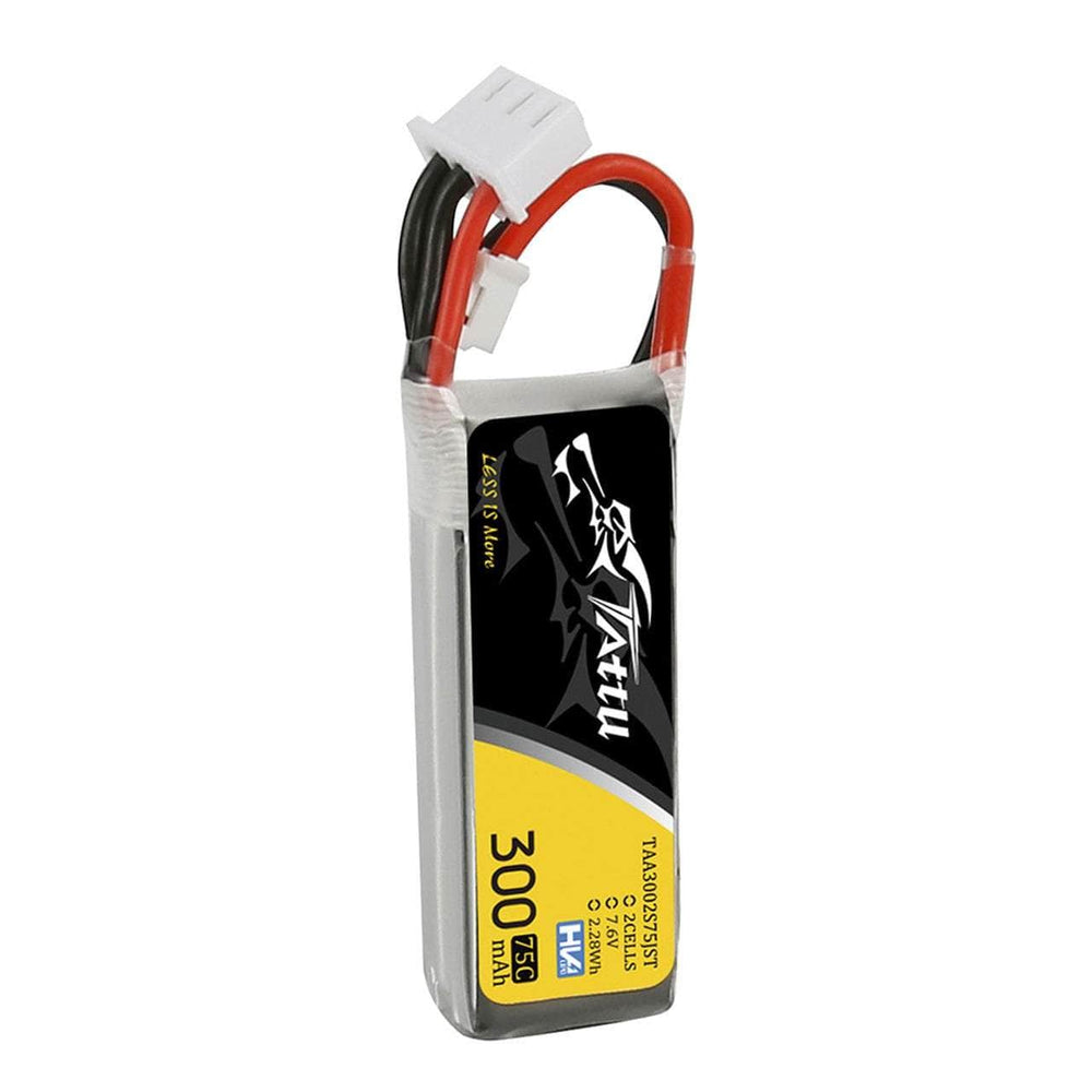 Tattu 7.6v 2S 300mAh 75C LiPo Micro Battery - JST