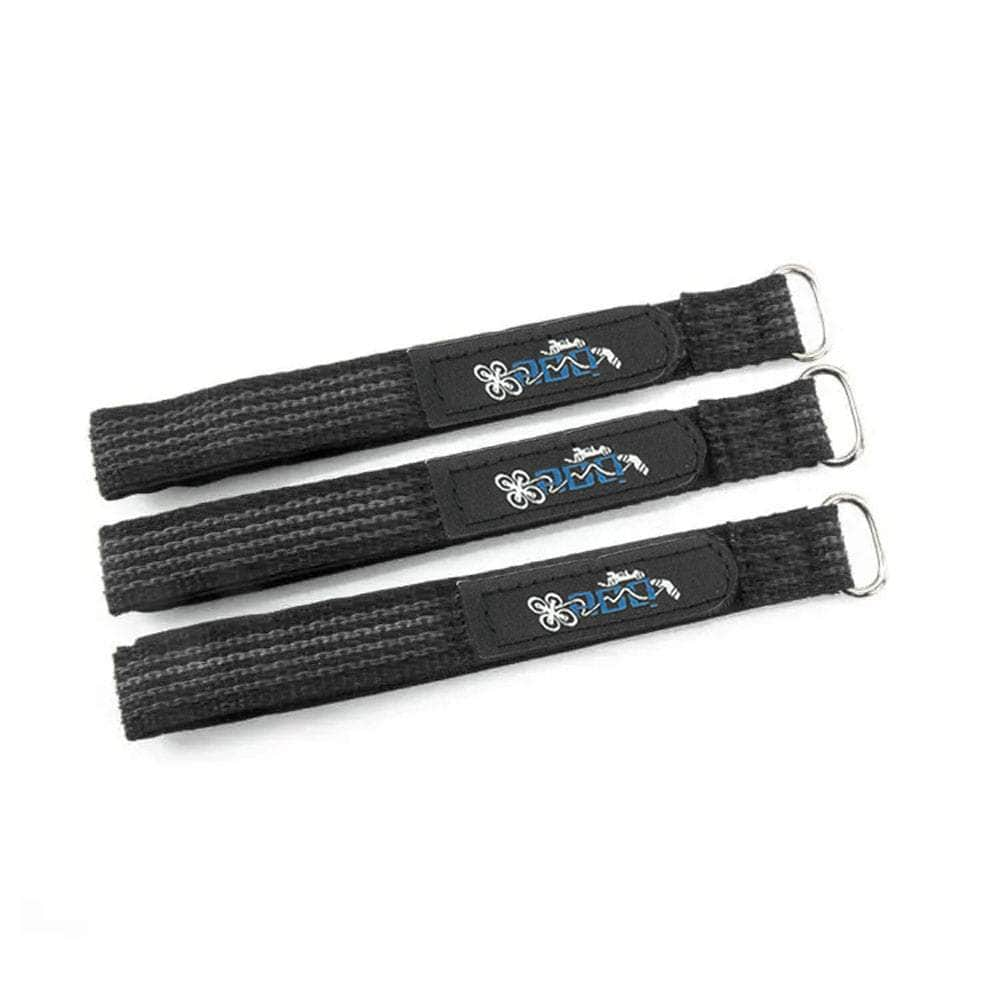 RDQ New Logo Kevlar Lipo Strap w/ Woven Rubber Grip and Metal Buckle (3PK)