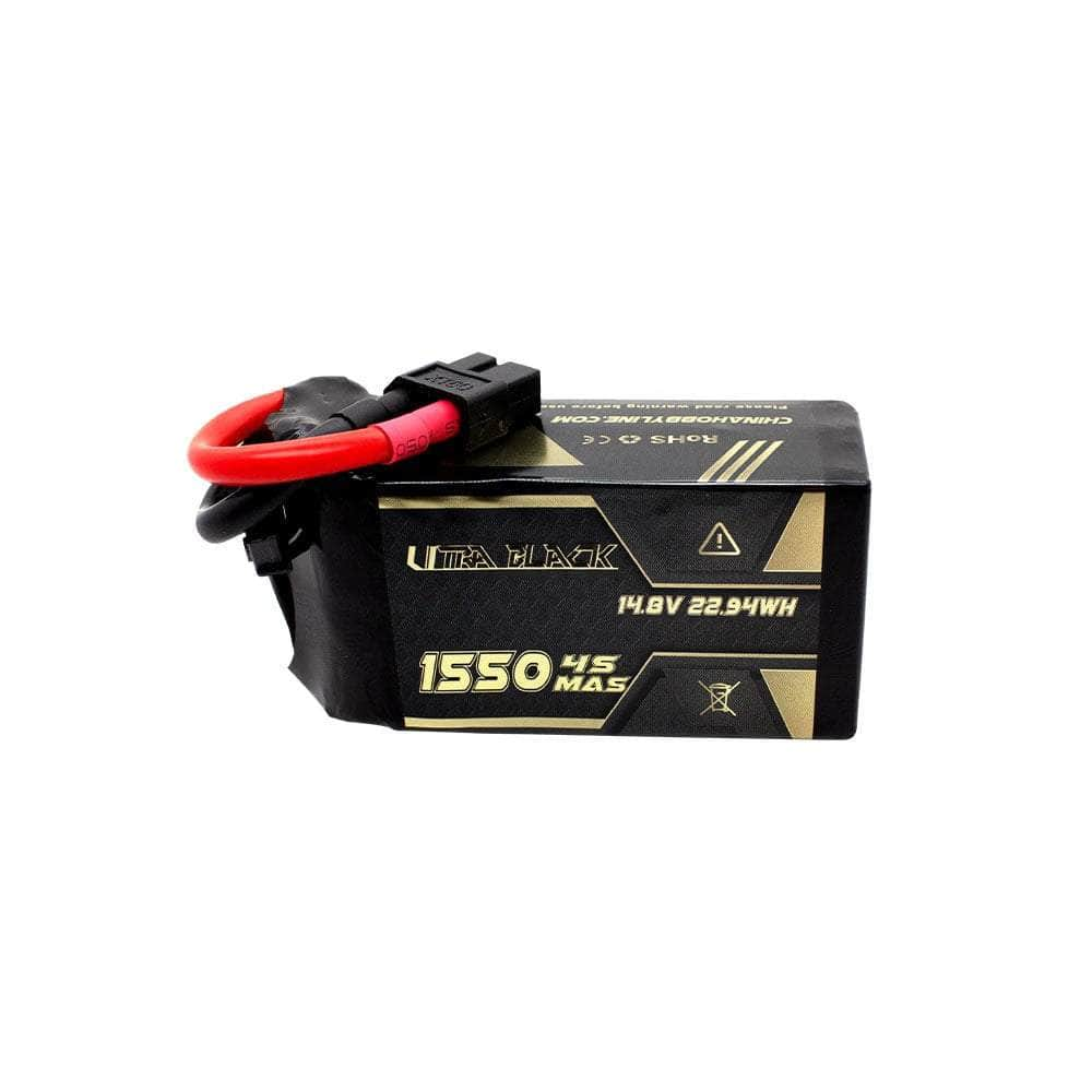 CNHL Ultra Black Series 14.8V 4S 1550mAh 150C LiPo Battery - XT60