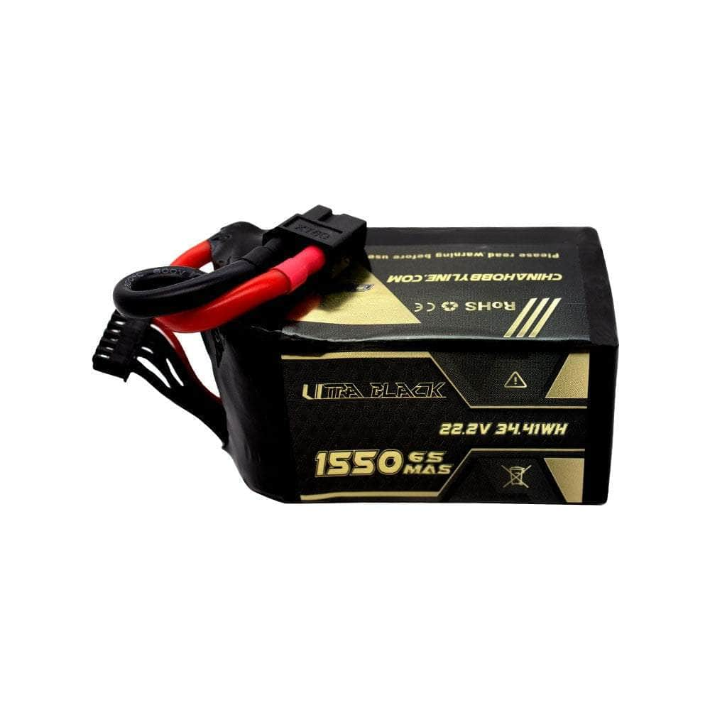 CNHL Ultra Black Series 22.2V 6S 1550mAh 150C LiPo Battery - XT60