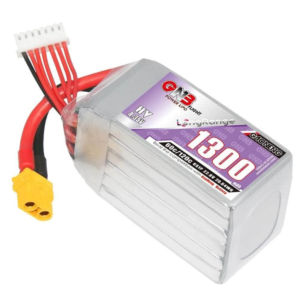 Gaoneng GNB 22.8V 6S 1300mAh 60C LiHV Battery - XT60