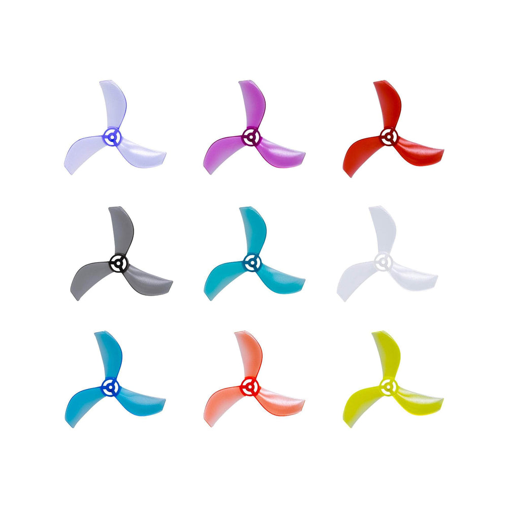 NewBeeDrone Azi (Tri Blade) Micro Propellers 31mm - 0.8mm Shaft (Set of 4)