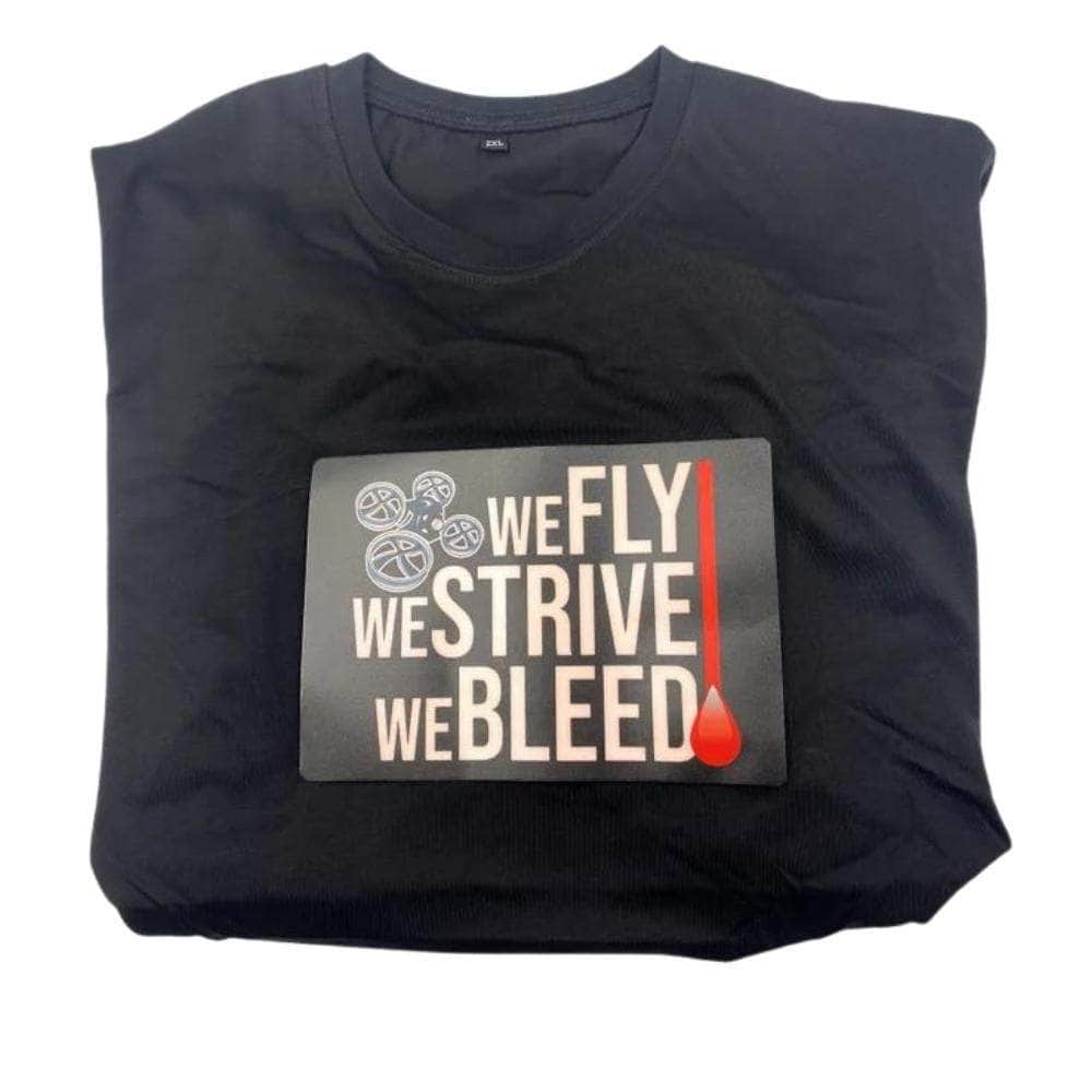 weBLEEDfpv LED Sound Activated T-SHIRT