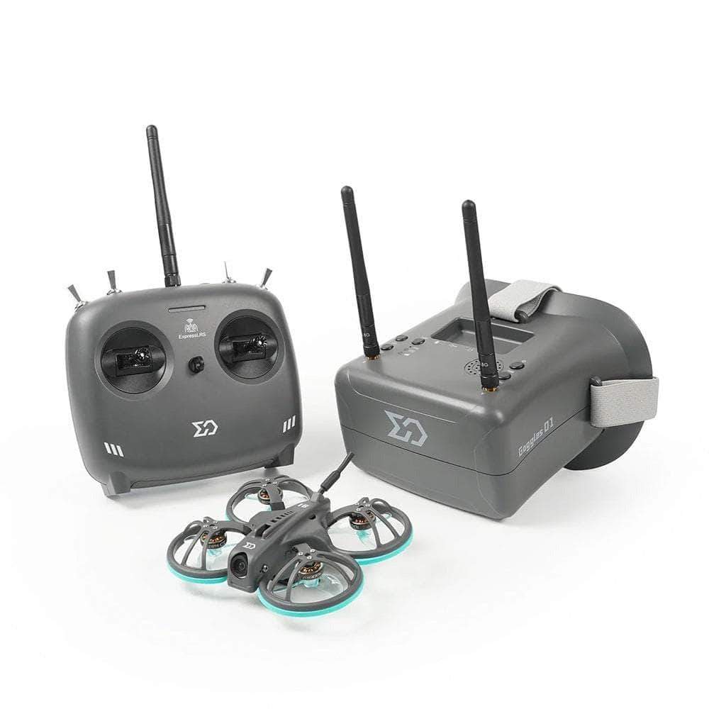 Sub250 RTF Whoopfly16 Ready to Fly ELRS 2.4GHz Analog Kit  w/ Goggles, Radio Transmitter, Case & Drone