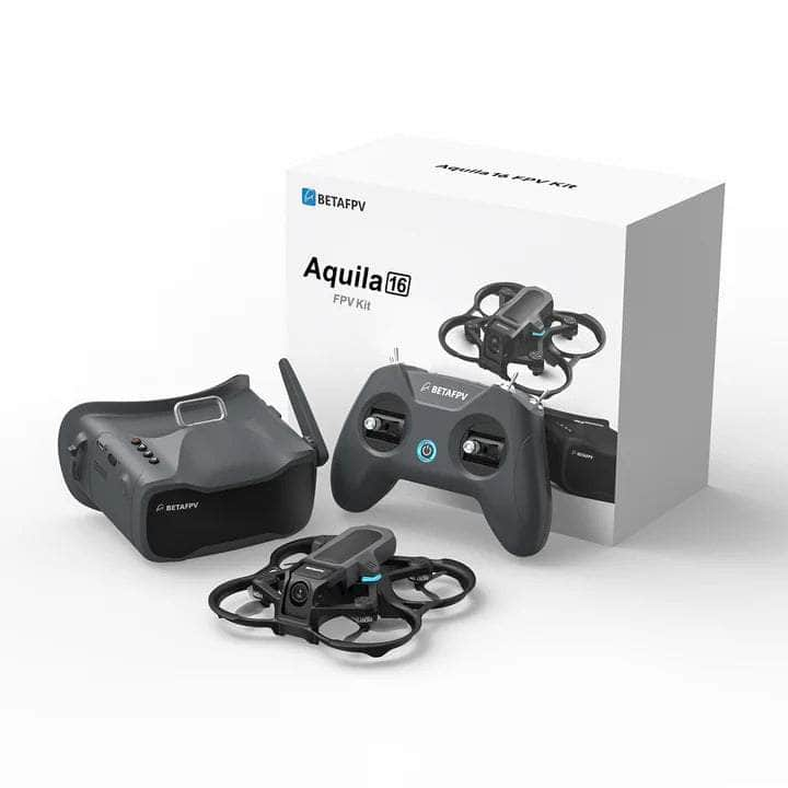 (PRE-ORDER) BetaFPV RTF Aquila16 FPV Analog Kit - Aquila16, Goggles, Transmitter, Batteries, Charger & Case