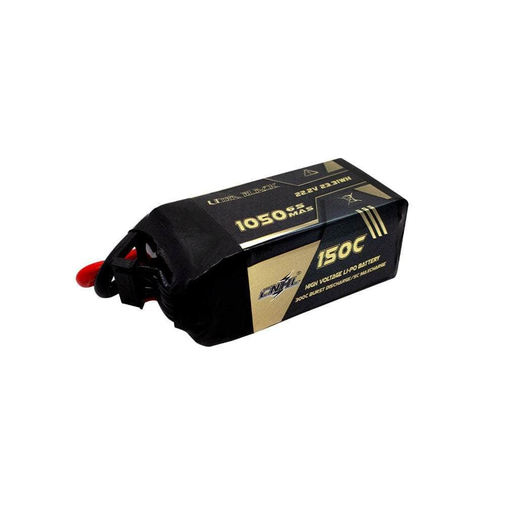 CNHL Ultra Black Series 22.2V 6S 1050mAh 150C LiPo Battery - XT60