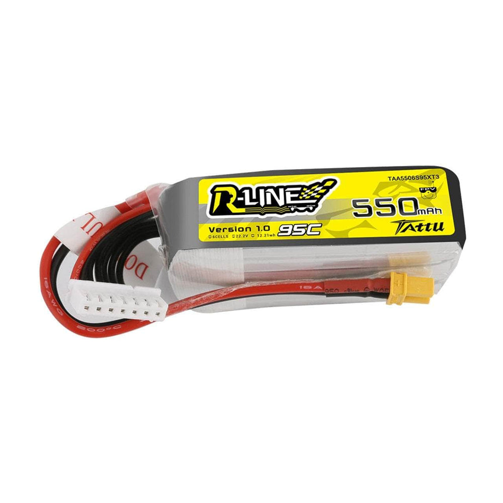 Tattu 22.2v 6S 550mAh 95C LiPo Micro Battery - XT30