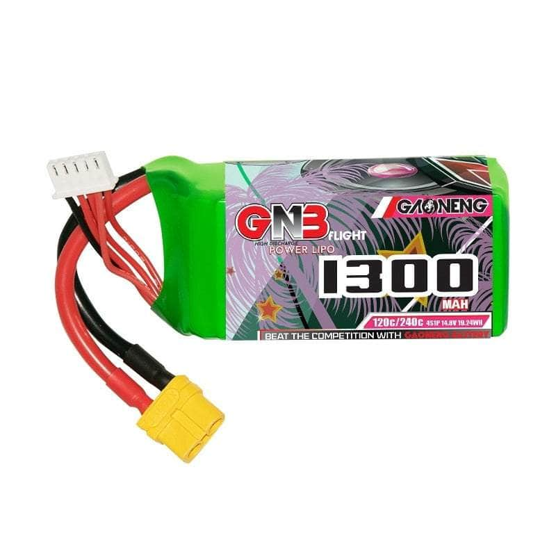 Gaoneng GNB 14.8V 4S 1300mAh 120C LiPo Battery - XT60