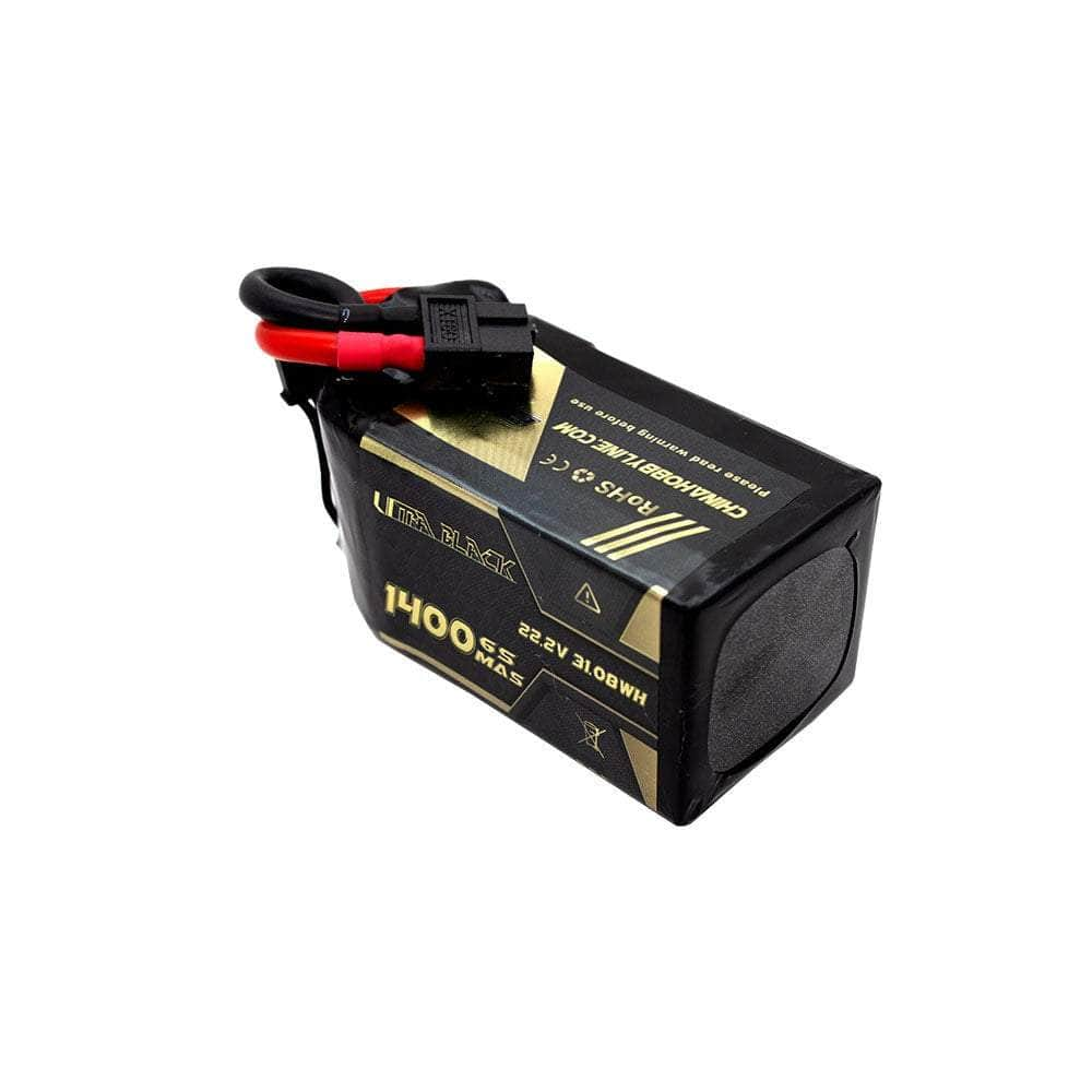 CNHL Ultra Black Series 22.2V 6S 1400mAh 150C LiPo Battery - XT60