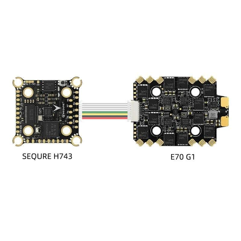 Sequre H743 & E70 G1 4-8S 20x20 Stack/Combo (H743 MPU6000 FC / 70A 128K ESC)