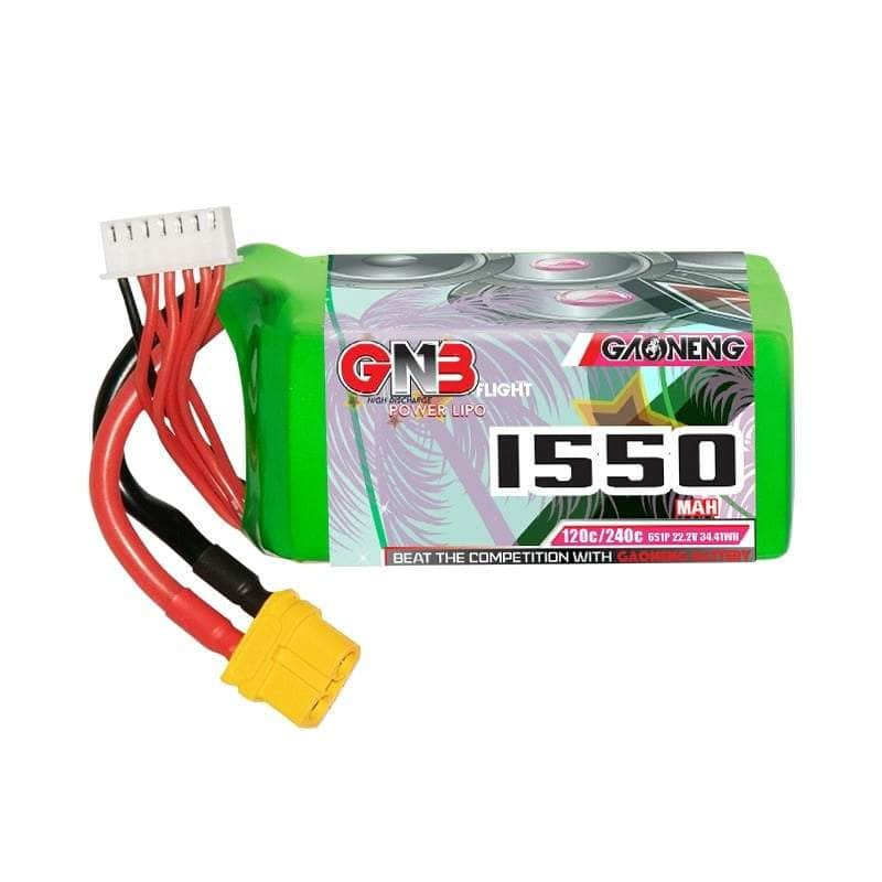 Gaoneng GNB 22.2V 6S 1550mAh 120C LiPo Battery - XT60