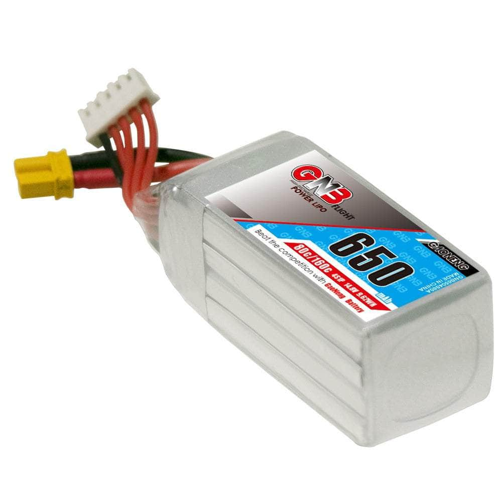 Gaoneng GNB 14.8V 4S 650mAh 80C LiPo Micro Battery (Square Type) - XT30