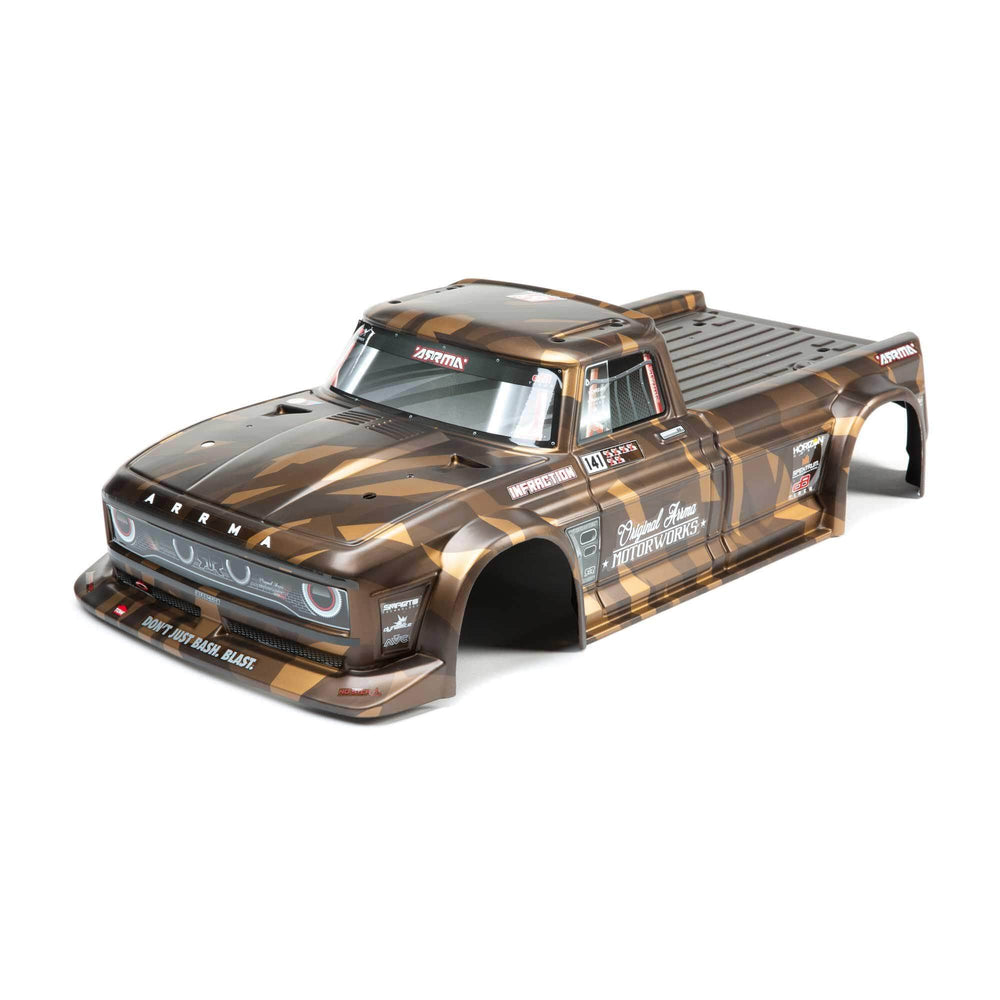 ARA410002, ARRMA® INFRACTION 1/7 Scale Finished Body (Matte Bronze Camo)