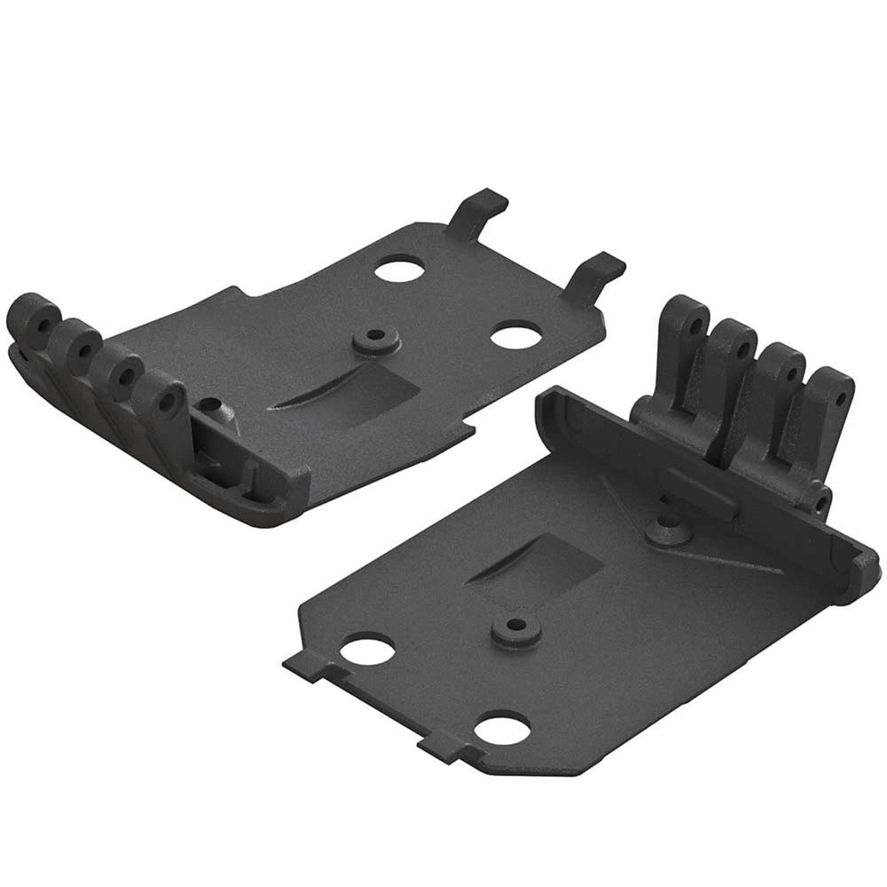 ARAC9260, AR320401, Arrma 4x4 Granite MEGA Front and Rear Lower Skid Plate (2)