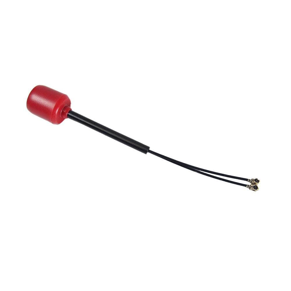 FlyFishRC Osprey Dual Band Antenna 5.8GHz / 2.4GHz 95mm U.FL Antenna for DJI O3 Air Unit - Red