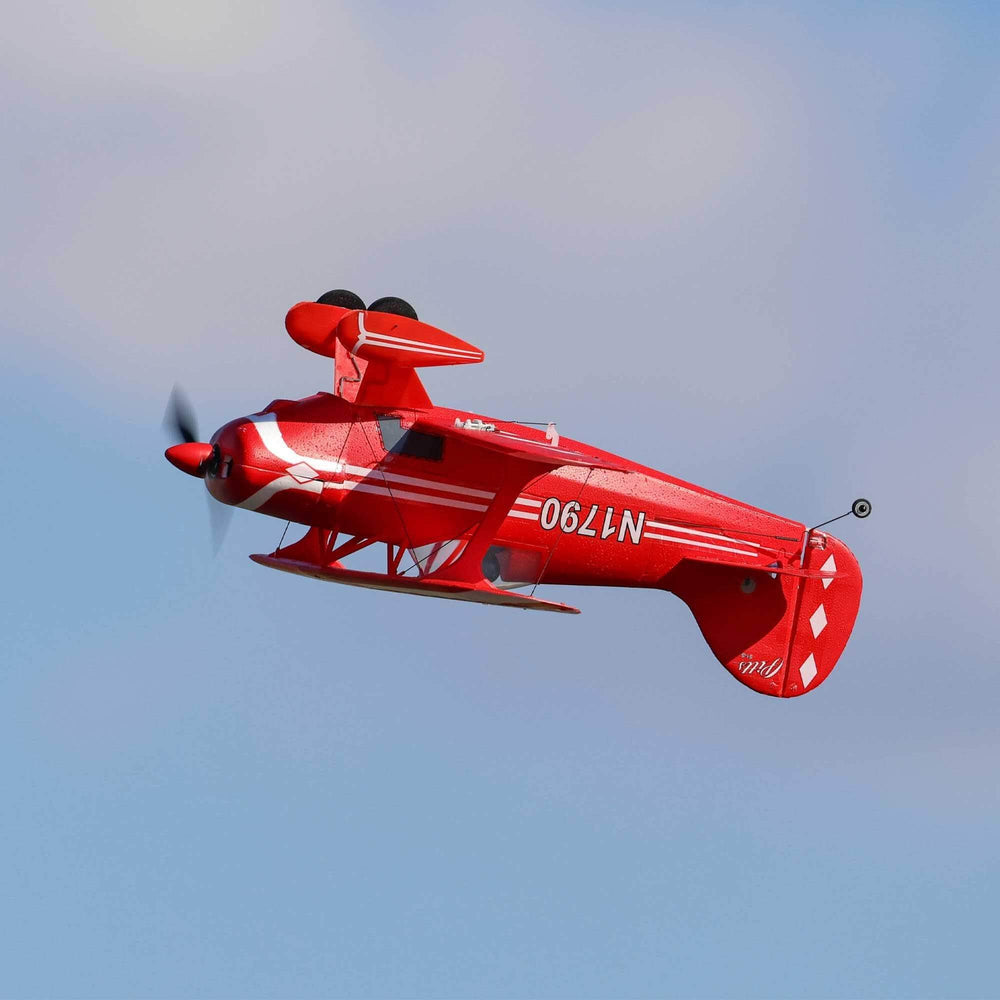 EFLU15250, E-flite UMX Pitts S-1S Bind-N-Fly Electric Airplane (434mm) w/AS3X & SAFE