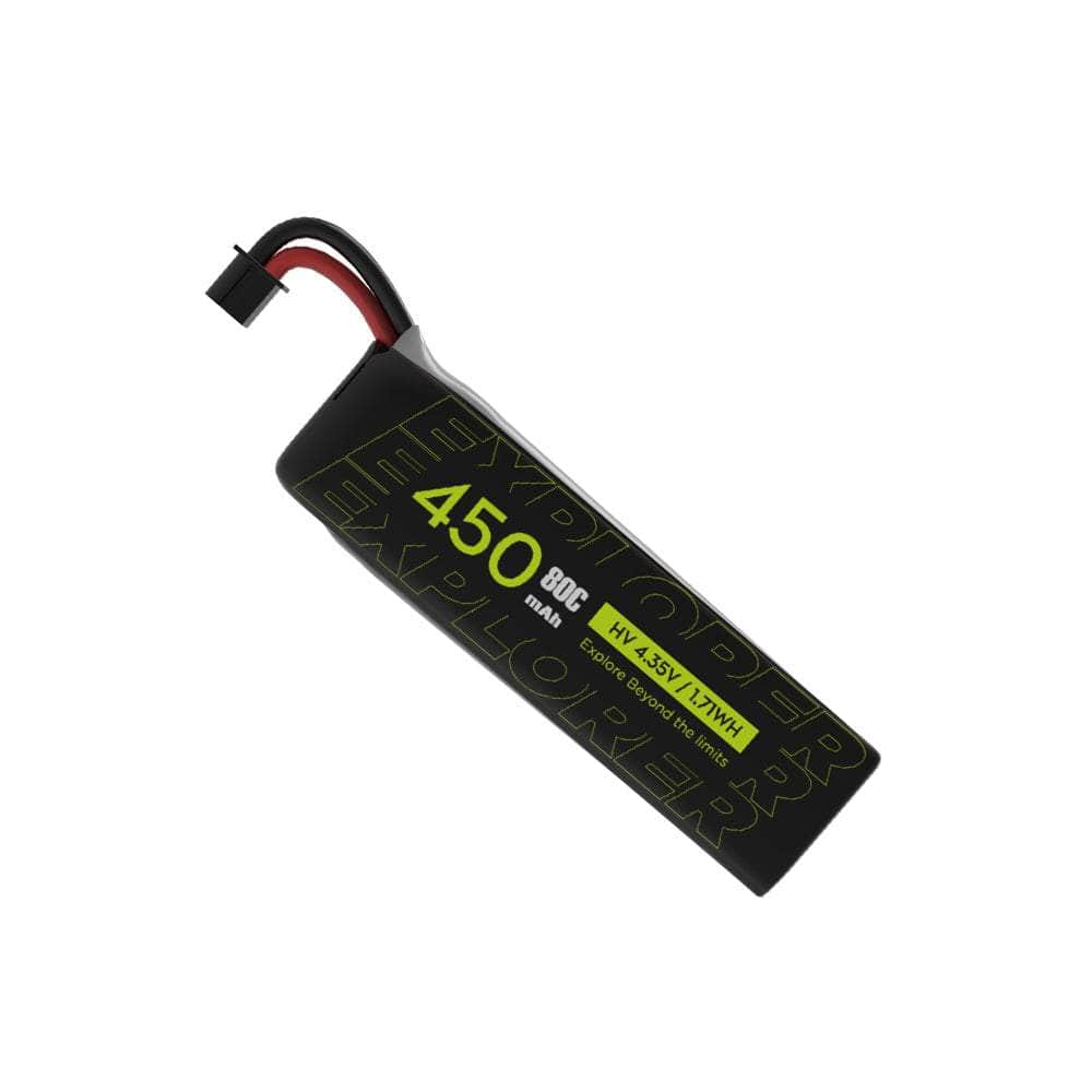 Flywoo Explorer V2 3.8V 1S 450mAh 80C LiHV Battery 4 Pack - A30