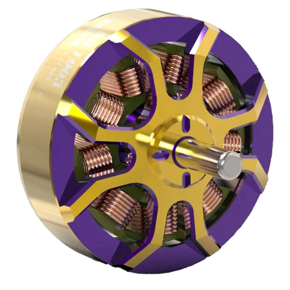 Flywoo Robo 1003 14800Kv Micro Motor - Gold/Purple