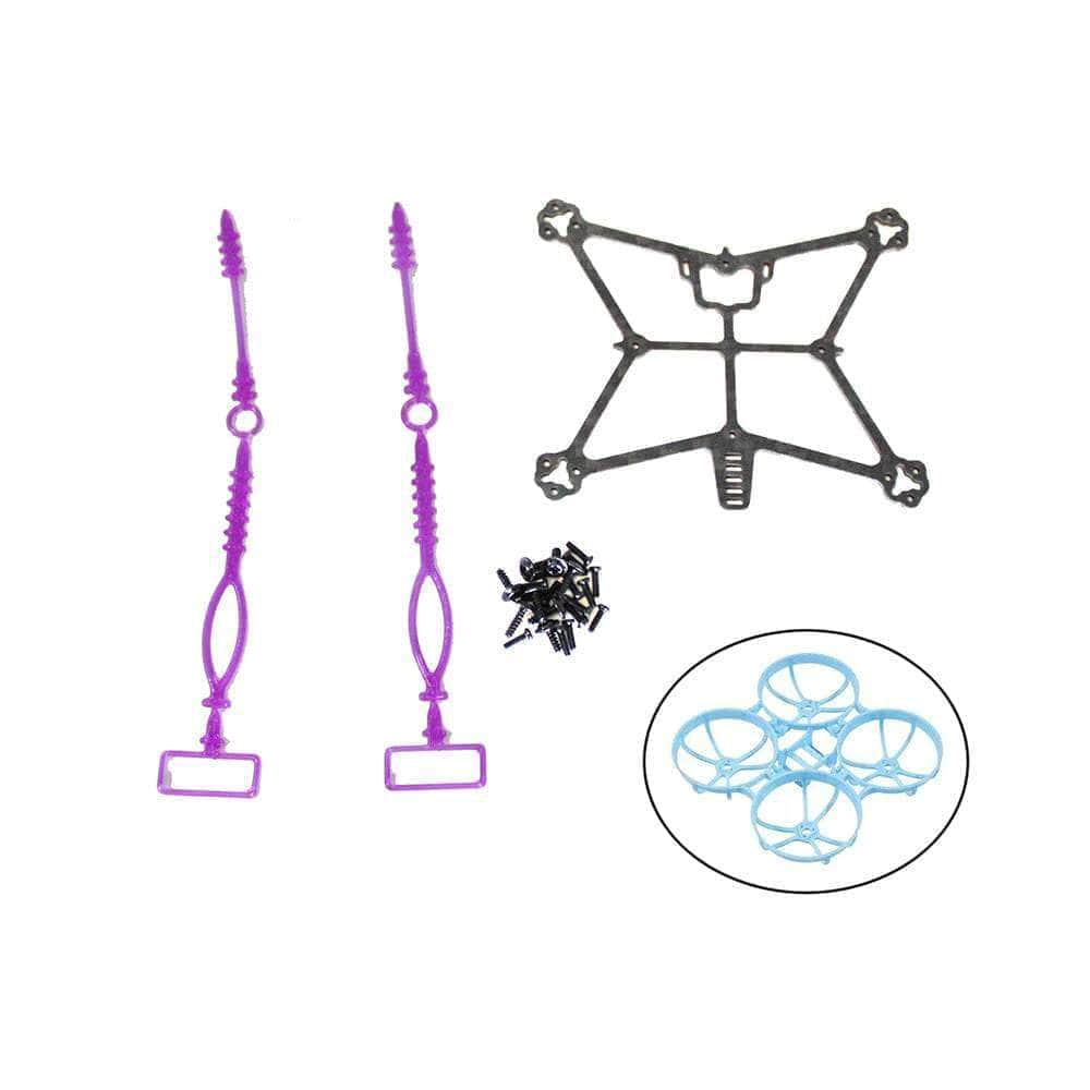 Fractal Engineering Fractal 75 Pro Max Micro/Whoop Frame Kit - Pro Lite Kit + BetaFPV Meteor75 Pro Blue