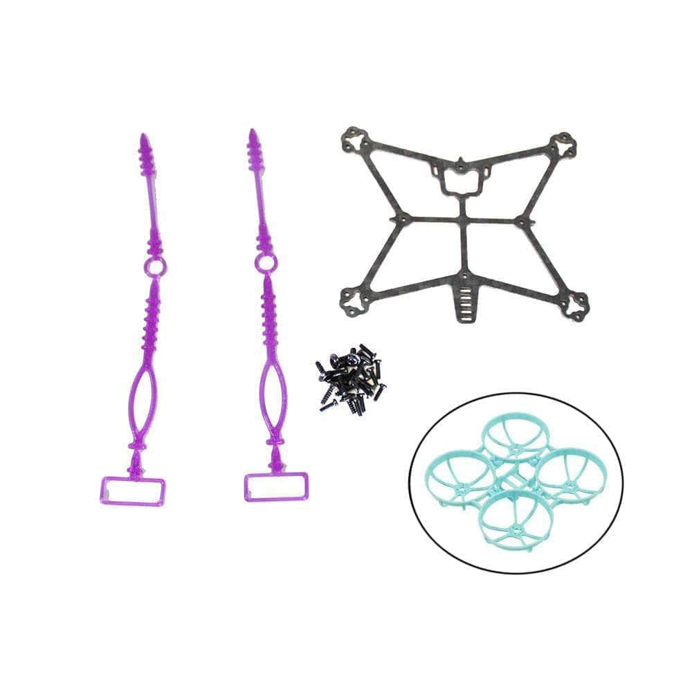 Fractal Engineering Fractal 75 Pro Max Micro/Whoop Frame Kit - Pro Lite Kit + BetaFPV Meteor75 Pro Cyan