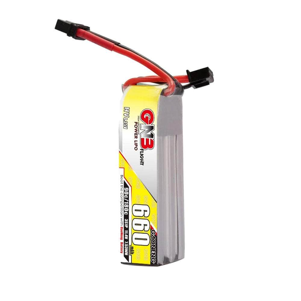 Gaoneng GNB 11.4V 3S 660mAh 100C LiHV Micro Battery (Long Type) - XT30