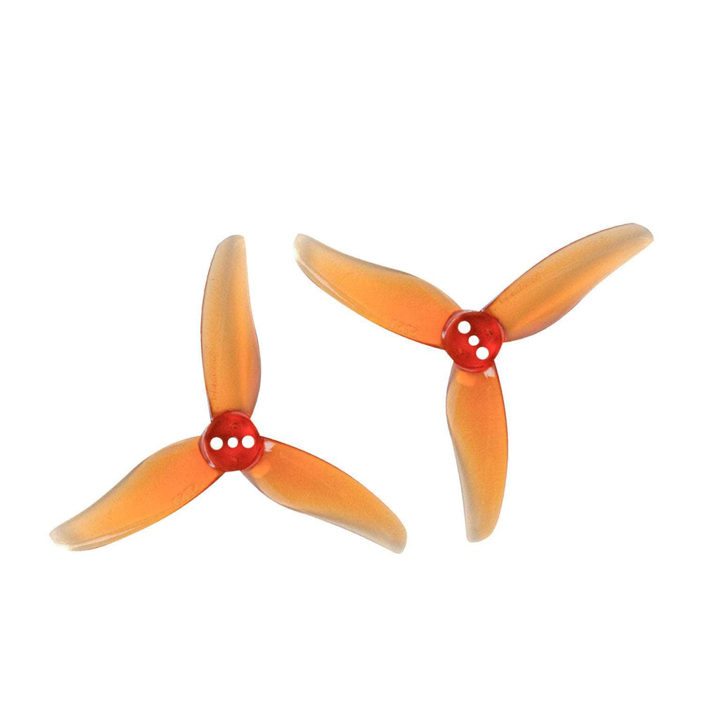 Gemfan Hurricane 2520-3 Durable Tri-Blade 2.5" Prop 8 Pack (1.5mm Shaft) - Choose Your Color