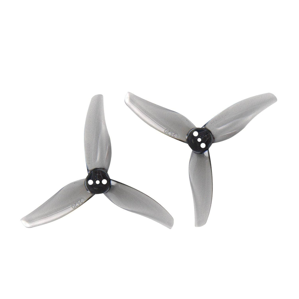 Gemfan Hurricane 2520-3 Durable Tri-Blade 2.5" Prop 8 Pack (1.5mm Shaft) - Choose Your Color