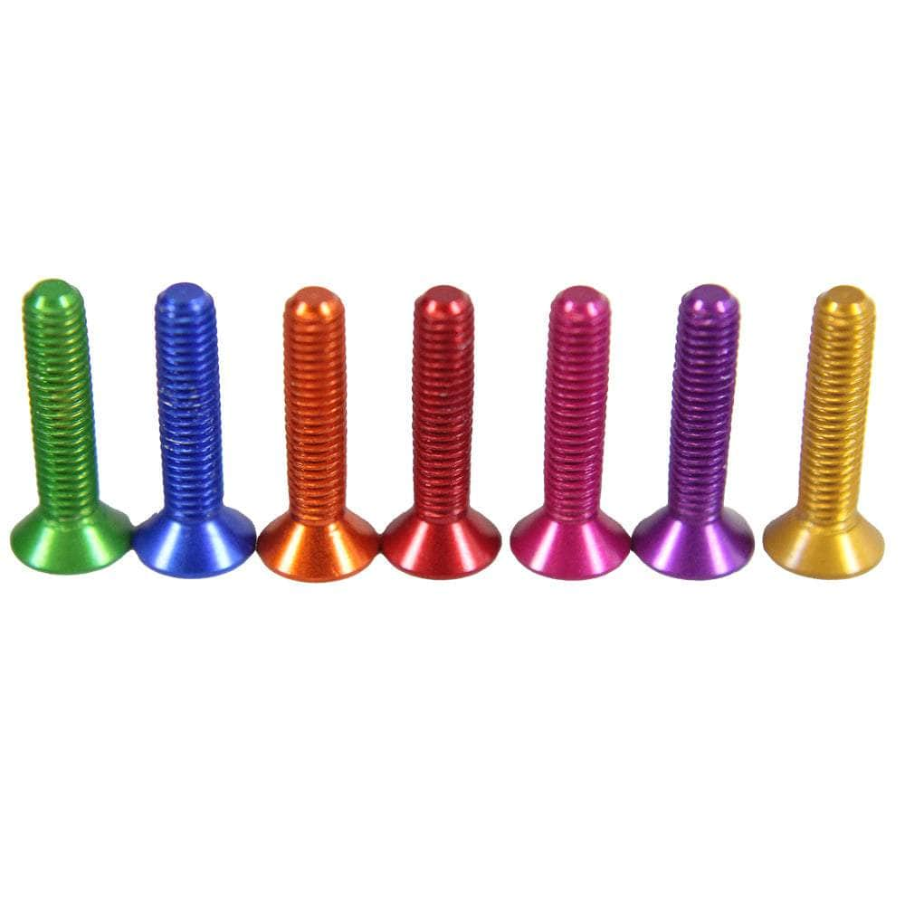 M3 7075 Aluminum Counter Sunk Hex Screw (20PCS) - Choose Your Color & Size