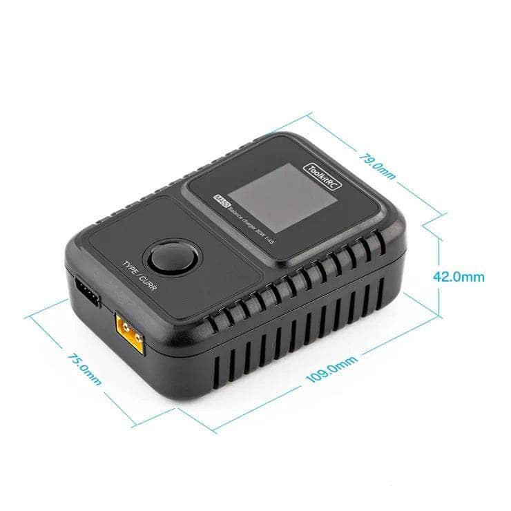 ToolkitRC M450 2-4S 50W 5A Mini Balance Charger