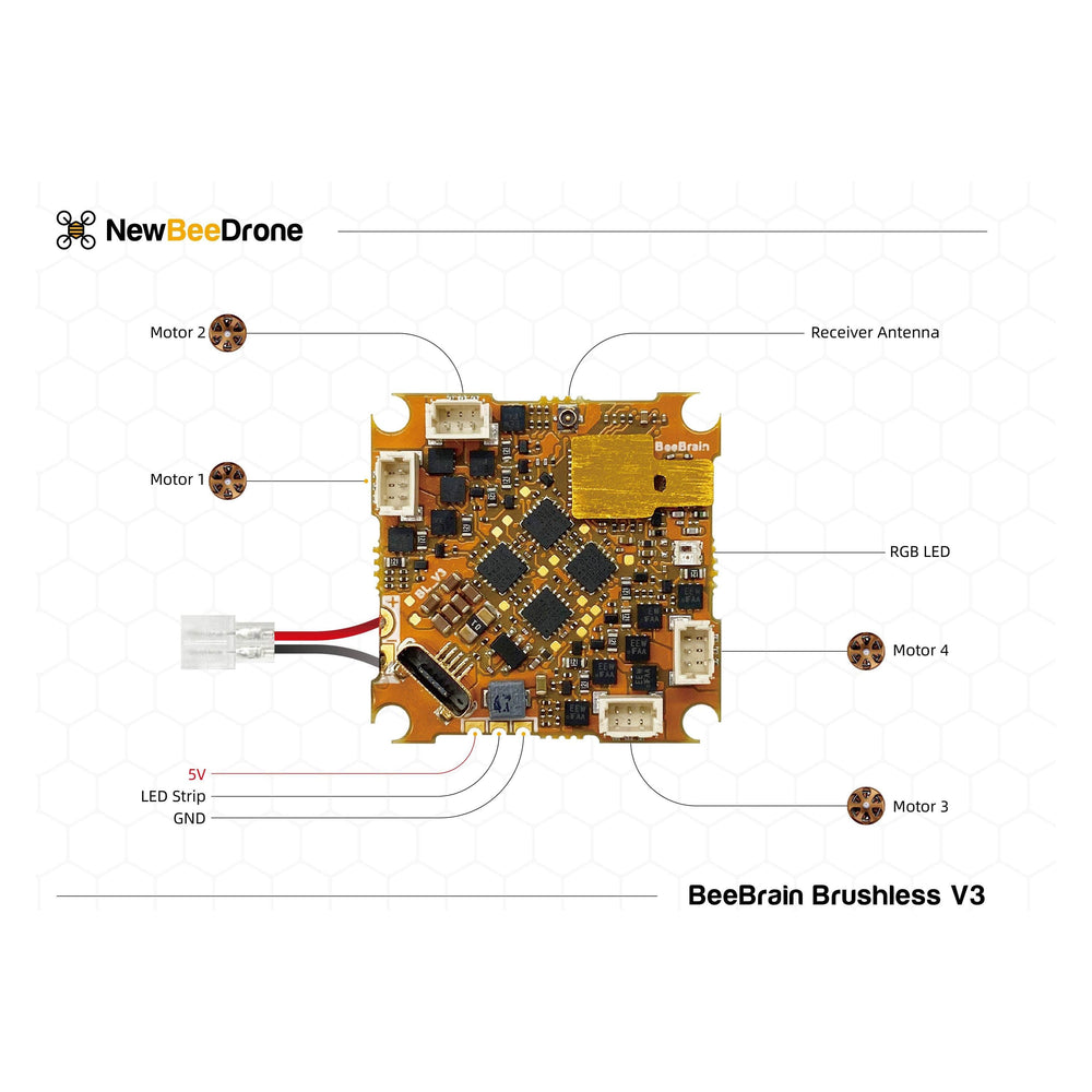 NewBeeDrone BeeBrain BLV3 AIO Flight Controller