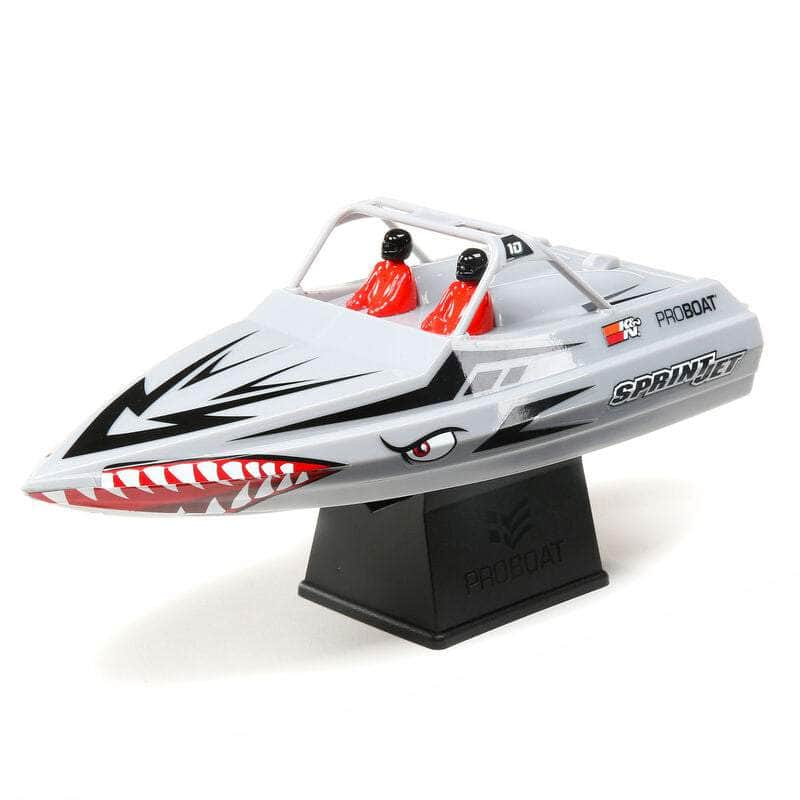 Pro Boat, Sprintjet 9-inch Self-Right Jet Boat RTR, Silver