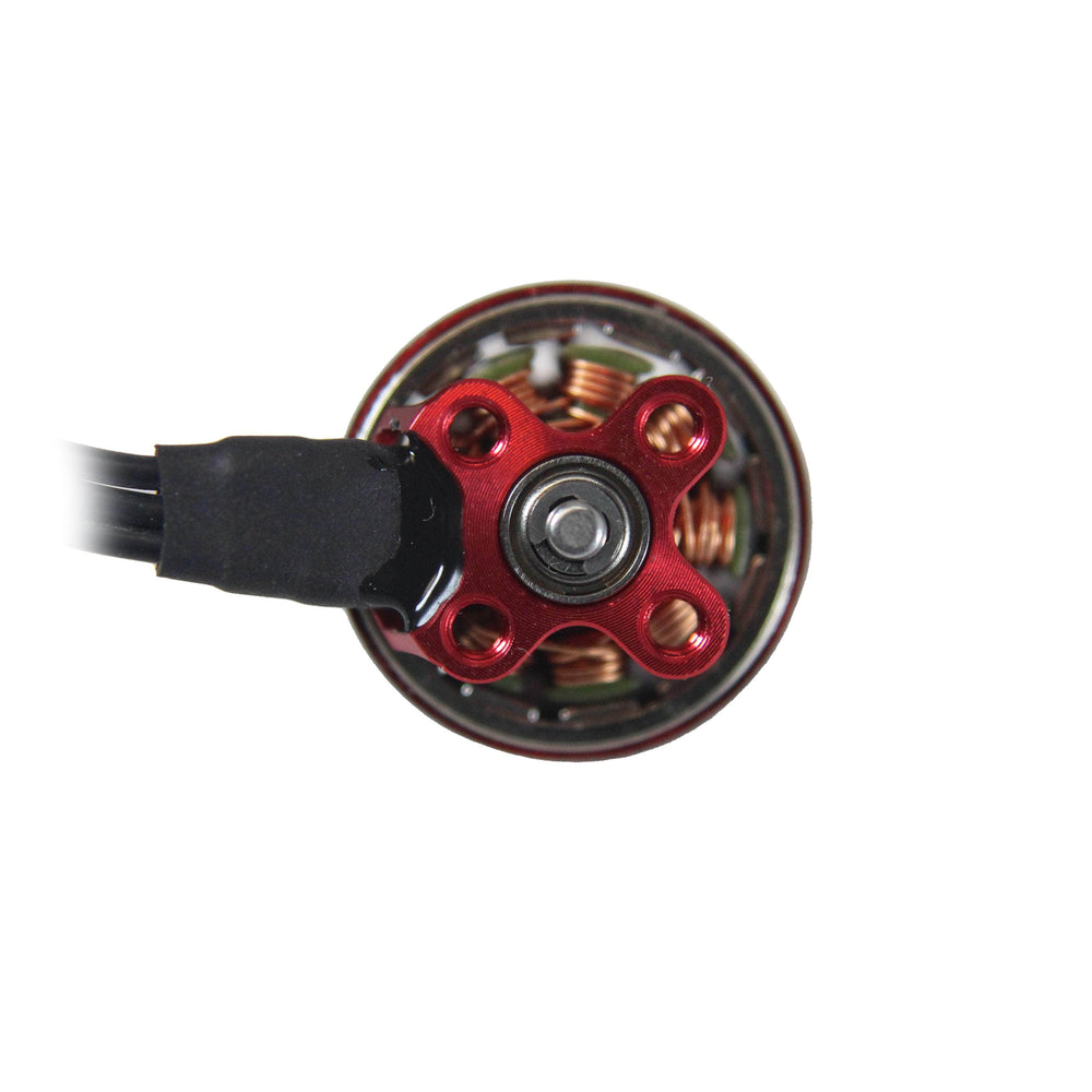 RCinPOWER GTS-V2 1207 5000Kv Micro Motor - Gunmetal/Red