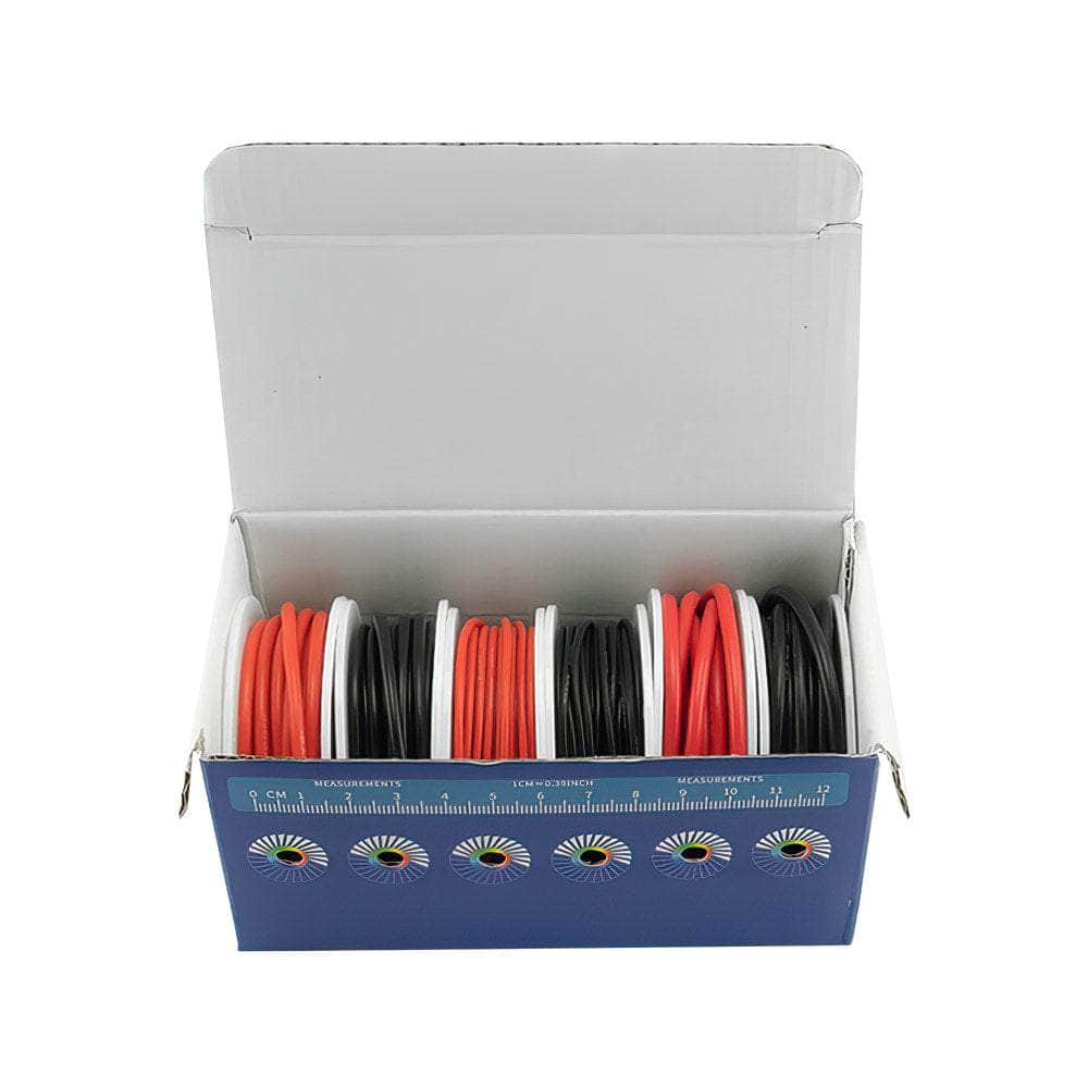 RDQ Silicone Wire 6 Roll Build Kit - Power Pack