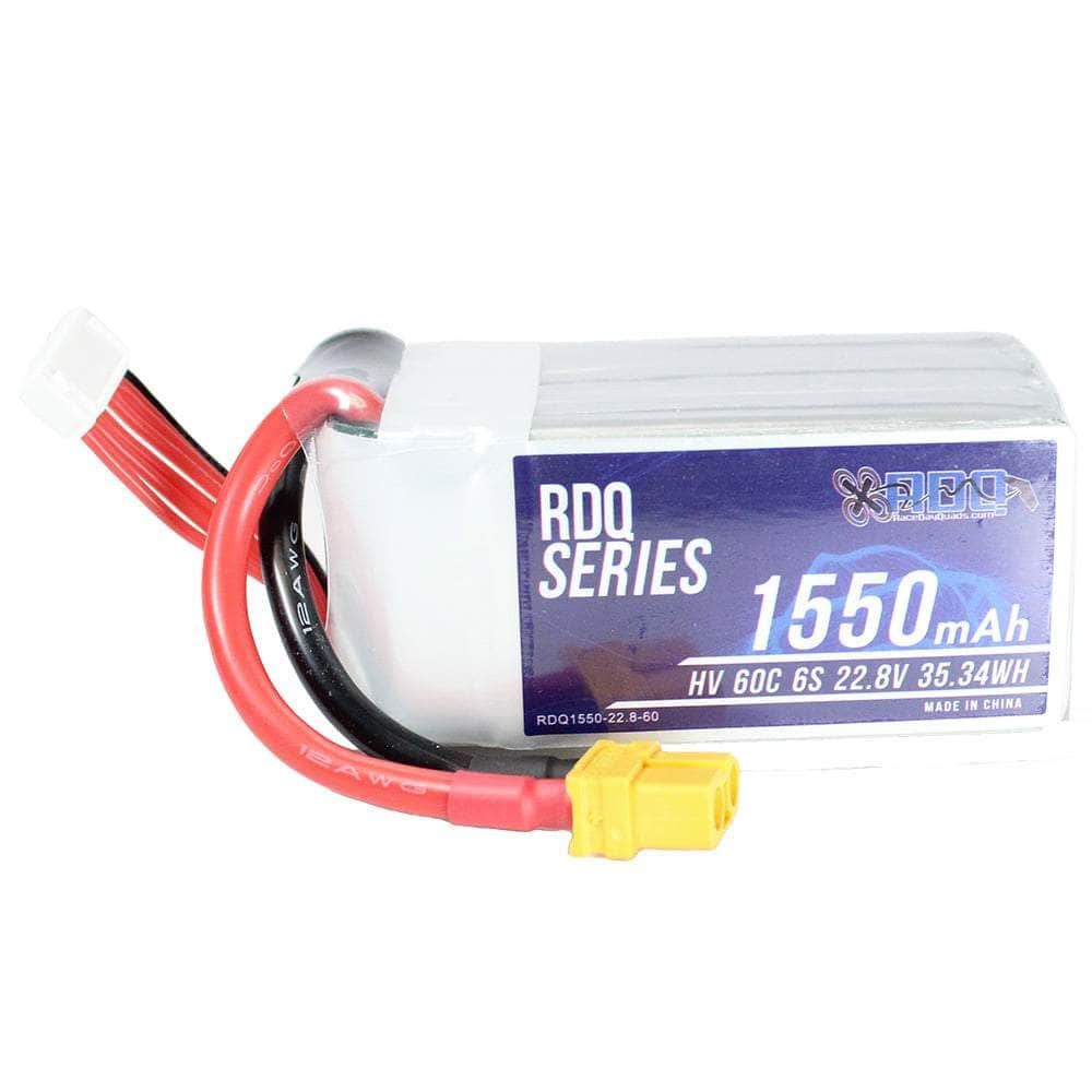 RDQ Series 22.8V 6S 1550mah 60C LiHV Micro Battery - XT60