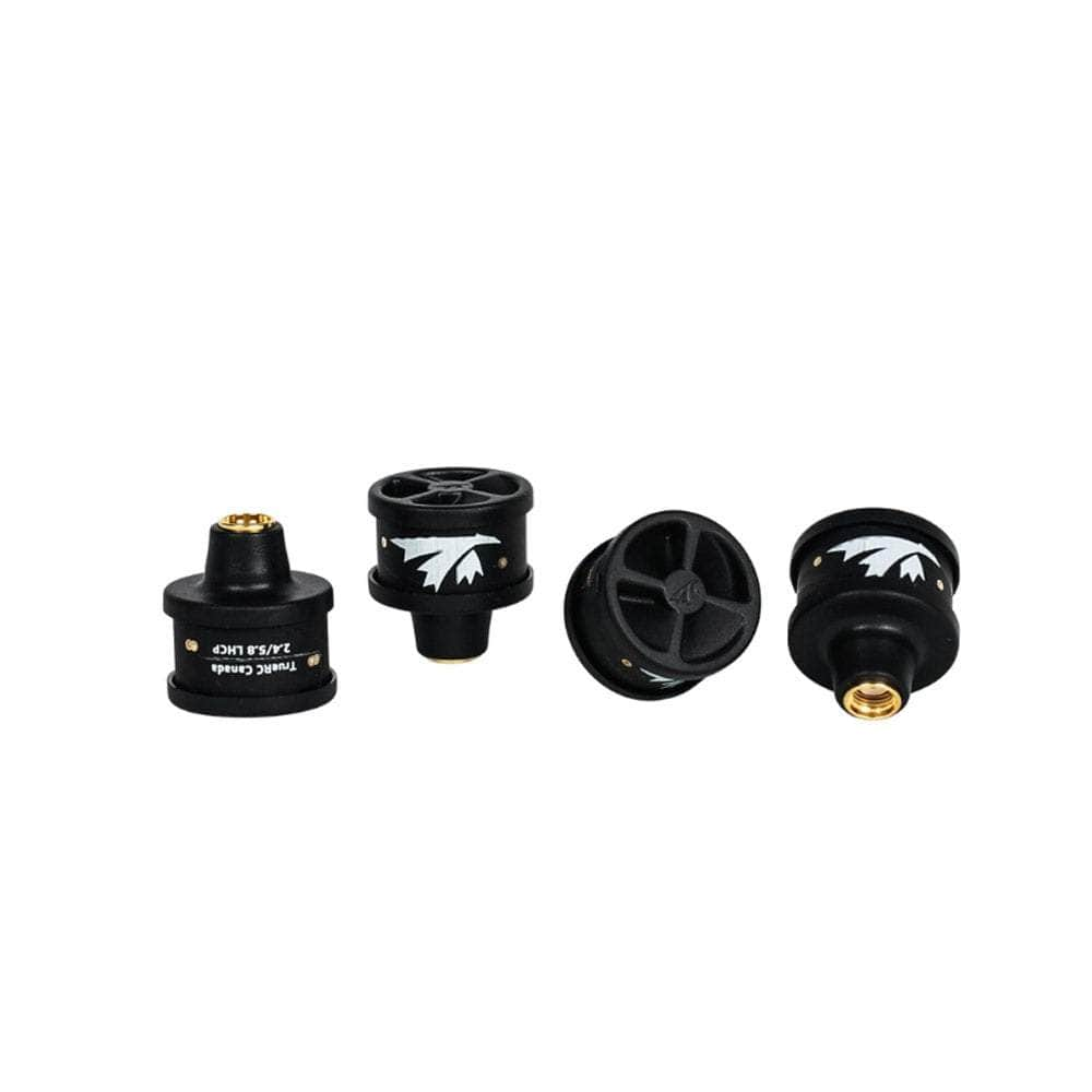 TrueRC Duality 2.4/5.8GHz RP-SMA Stubby Antenna for DJI FPV Goggles V2 (4Pcs) - LHCP