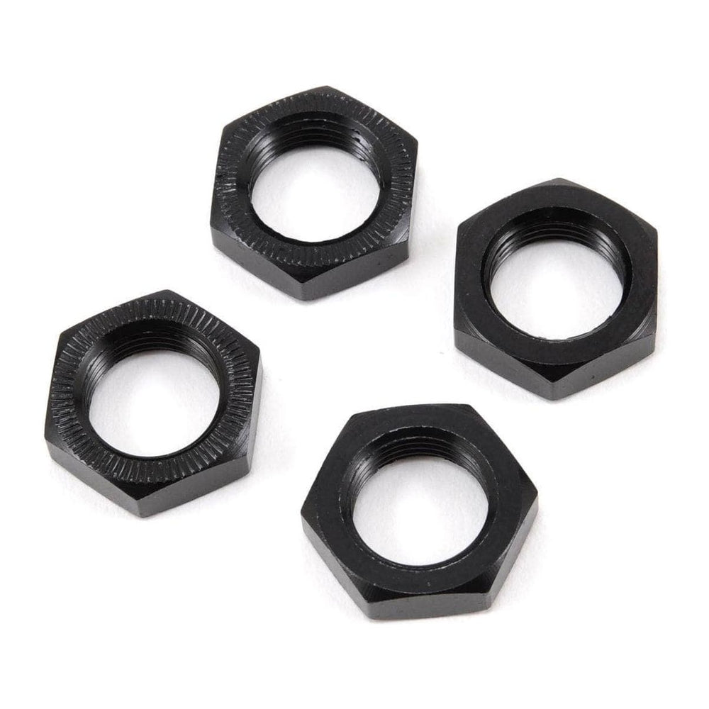 ARAC9763, AR310449, Arrma 17mm Aluminum Wheel Nut (Black) (4)