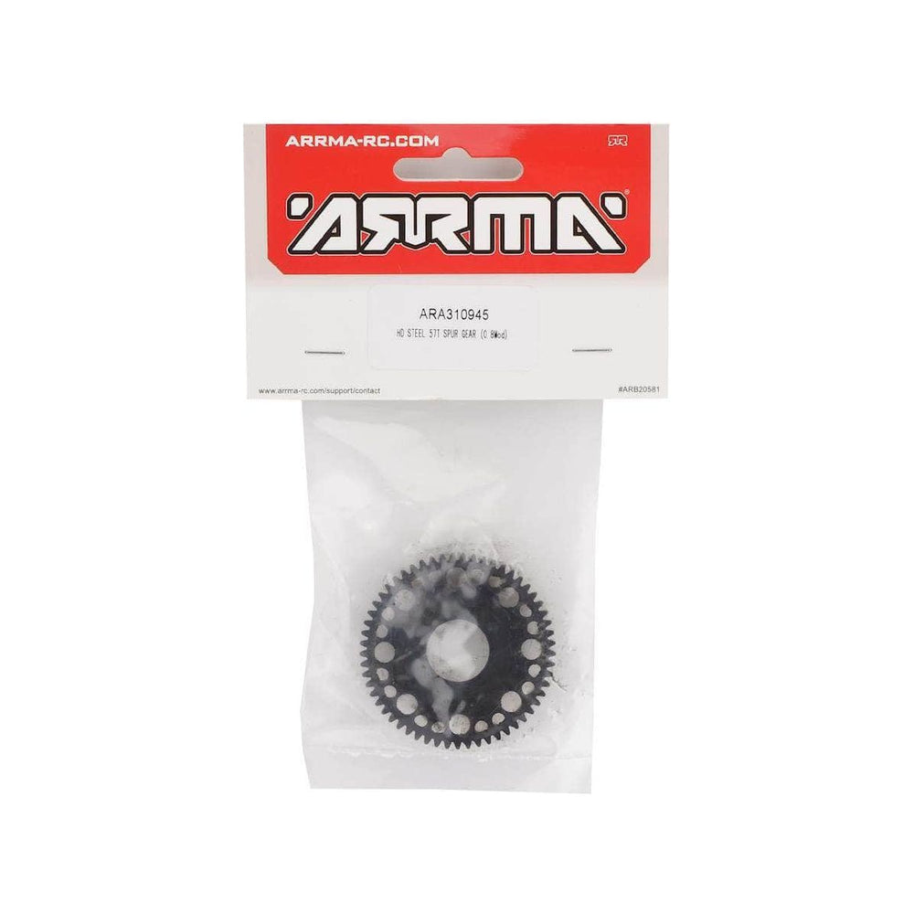 ARA310945, Arrma 4S BLX 0.8Mod HD Steel Spur Gear (57T)