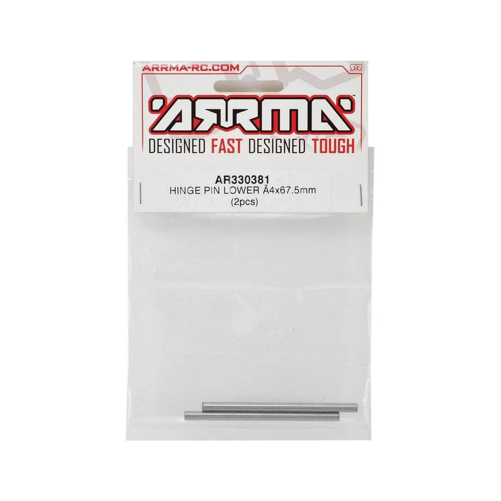 ARAC5032, AR330381, Arrma 4x67.5mm Lower Hinge Pin (2)