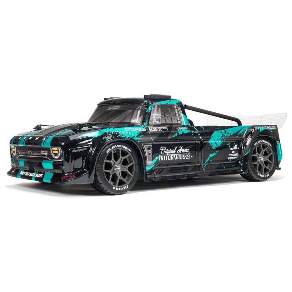 ARA4315V3, Arrma Infraction V3 3S BLX Brushless 1/8 RTR Electric 4WD Street Bash Truck w/DX3 2.4GHz Radio, Smart ESC & AVC