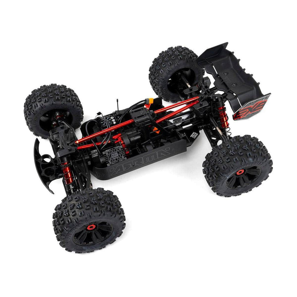 ARA5808V2, Arrma Kraton 8S BLX EXB Brushless RTR 1/5 4WD Monster Truck (Black) w/DX3 Radio, Smart ESC & AVC